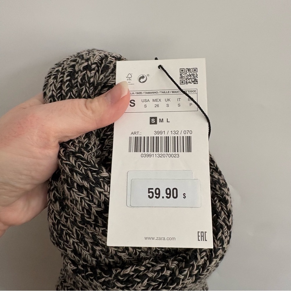 NWT Zara Cutout Turtleneck Knit Sweater - Picture 6 of 7